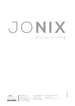 Preview for 64 page of Jonix 70WHMINIMATE4 Use And Maintenance Manual