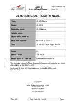 Preview for 3 page of Jonker Sailplanes JS-MD 3 Airplane Flight Manual