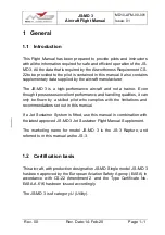 Preview for 13 page of Jonker Sailplanes JS-MD 3 Airplane Flight Manual