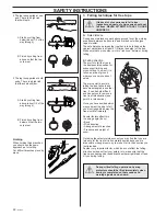 Preview for 22 page of Jonsered 2033T Operator'S Manual