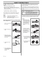 Предварительный просмотр 20 страницы Jonsered 2149 Operator'S Manual