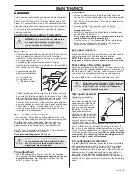 Предварительный просмотр 29 страницы Jonsered 2149 Operator'S Manual