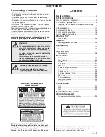 Preview for 3 page of Jonsered 2150 Operator'S Manual