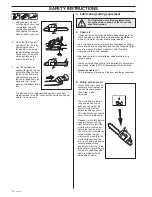 Preview for 14 page of Jonsered 2150 Operator'S Manual