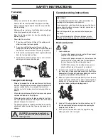 Preview for 10 page of Jonsered 323R series Operator'S Manual