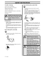 Preview for 12 page of Jonsered 323R series Operator'S Manual