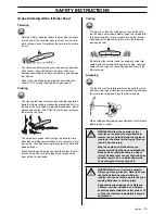 Preview for 13 page of Jonsered 323R series Operator'S Manual