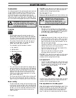 Preview for 22 page of Jonsered 323R series Operator'S Manual