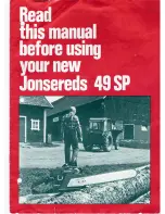 Jonsered 49 SP Manual Manual preview
