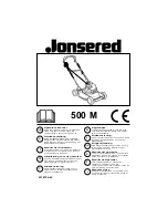 Предварительный просмотр 1 страницы Jonsered 500 M Operator'S Manual