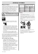 Preview for 140 page of Jonsered 581827101 Operator'S Manual