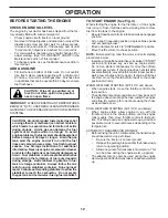 Preview for 12 page of Jonsered 960430197 Operator'S Manual