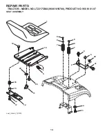 Предварительный просмотр 15 страницы Jonsered 96061019700 Spare Parts