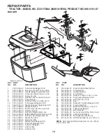 Предварительный просмотр 20 страницы Jonsered 96061019700 Spare Parts