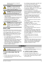 Предварительный просмотр 9 страницы Jonsered 967257601 Operator'S Manual