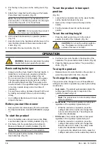 Предварительный просмотр 10 страницы Jonsered 967257601 Operator'S Manual