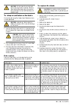 Предварительный просмотр 12 страницы Jonsered 967257601 Operator'S Manual