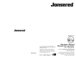 Предварительный просмотр 1 страницы Jonsered 96732800100 Operator'S Manual