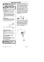 Предварительный просмотр 14 страницы Jonsered B2126 Operator'S Manual