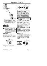 Предварительный просмотр 31 страницы Jonsered B2126 Operator'S Manual