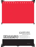 Preview for 1 page of Jonsered BB2250 Operator'S Manual