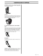 Preview for 19 page of Jonsered BC 2125 Operator'S Manual