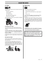 Preview for 27 page of Jonsered BC 2125 Operator'S Manual