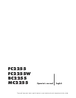 Jonsered BC2255 Operator'S Manual preview