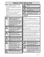 Preview for 7 page of Jonsered CC 2152C Operator'S Manual