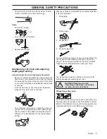 Preview for 13 page of Jonsered CC 2152C Operator'S Manual