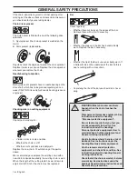 Preview for 16 page of Jonsered CC 2152C Operator'S Manual