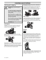 Preview for 20 page of Jonsered CC 2152C Operator'S Manual