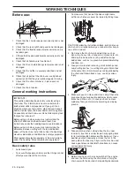 Preview for 22 page of Jonsered CC 2152C Operator'S Manual