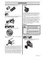 Preview for 33 page of Jonsered CC 2152C Operator'S Manual