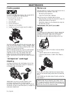 Preview for 36 page of Jonsered CC 2152C Operator'S Manual