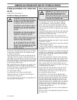 Preview for 42 page of Jonsered CC 2152C Operator'S Manual