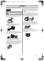 Preview for 17 page of Jonsered CS 2125T Operator'S Manual