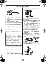 Preview for 136 page of Jonsered CS 2125T Operator'S Manual