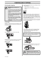 Preview for 18 page of Jonsered CS 2135T Operator'S Manual