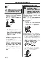 Preview for 18 page of Jonsered CS 2141 EPA II Operator'S Manual