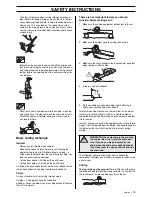 Preview for 19 page of Jonsered CS 2141 EPA II Operator'S Manual