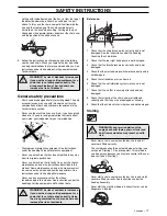 Предварительный просмотр 17 страницы Jonsered CS 2141 Operator'S Manual