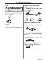 Предварительный просмотр 23 страницы Jonsered CS 2141 Operator'S Manual