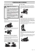 Предварительный просмотр 19 страницы Jonsered CS 2141S Operator'S Manual