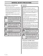 Preview for 6 page of Jonsered CS 2156 Operator'S Manual