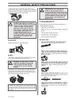 Preview for 10 page of Jonsered CS 2156 Operator'S Manual