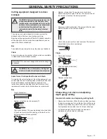 Preview for 11 page of Jonsered CS 2156 Operator'S Manual