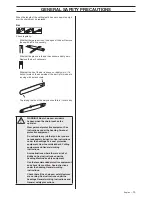 Preview for 15 page of Jonsered CS 2156 Operator'S Manual