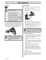 Preview for 18 page of Jonsered CS 2156 Operator'S Manual