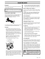 Preview for 29 page of Jonsered CS 2156 Operator'S Manual